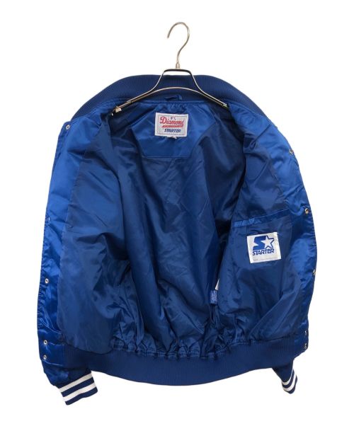 STARTER（スターター）STARTER (スターター) STARTER DIAMOND COLLECTION LA DODGERS(スターター ダイアモンドコレクション ロサンゼルス ドジャース)  ナイロンスタジアムジャケット ブルー サイズ:Mの古着・服飾アイテム