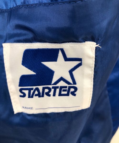 STARTER（スターター）STARTER (スターター) STARTER DIAMOND COLLECTION LA DODGERS(スターター ダイアモンドコレクション ロサンゼルス ドジャース)  ナイロンスタジアムジャケット ブルー サイズ:Mの古着・服飾アイテム