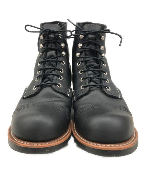 RED WING（レッドウィング）RED WING (レッドウィング) RED WING Iron Ranger(レッドウィング アイアンレンジャー) ブラック サイズ:27.5cm Dワイズの古着・服飾アイテム