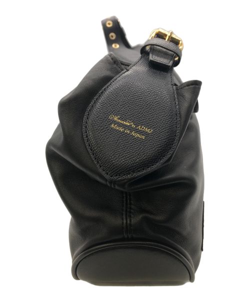 A.D.M.J.（エーディーエムジェイ）A.D.M.J. (エーディーエムジェイ) A.D.M.J.(エーディエムジェイ) エクスチェンジストラップ ショルダーバッグ ブラックの古着・服飾アイテム