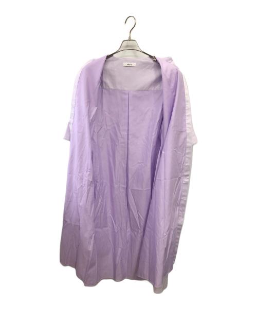 ebure（エブール）ebure (エブール) シャツワンピース ラベンダー サイズ:36の古着・服飾アイテム