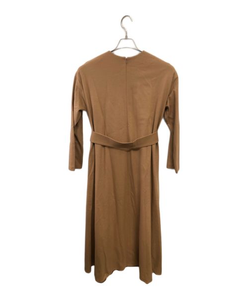 ebure（エブール）ebure (エブール) ウールワンピース ブラウン サイズ:36の古着・服飾アイテム