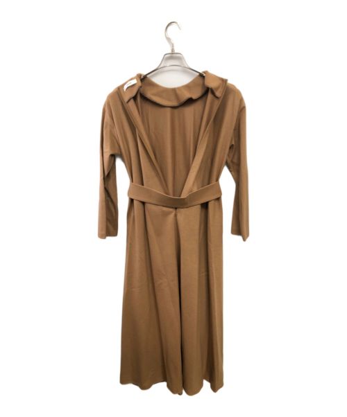 ebure（エブール）ebure (エブール) ウールワンピース ブラウン サイズ:36の古着・服飾アイテム
