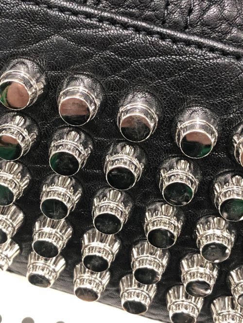 ALEXANDER WANG（アレキサンダー・ワン）ALEXANDER WANG (アレキサンダーワン) ALEXANDER WANG(アレキサンダー・ワン) メッシュスタッズショルダーバッグ ブラックの古着・服飾アイテム