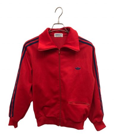 80s adidas トラックジャケット デサント 3号 レッド 値段交渉可 80s adidas トラックジャケット デサント 3号 レッド 値段交渉可