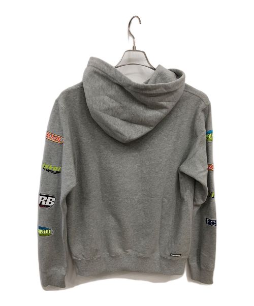 F.C.R.B.（エフシーレアルブリストル）F.C.R.B. (エフシーアールビー) プルオーバーパーカー グレー サイズ:Mの古着・服飾アイテム