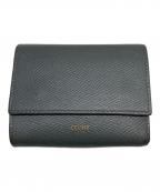 CELINEセリーヌ）の古着「3つ折り財布」｜グレー