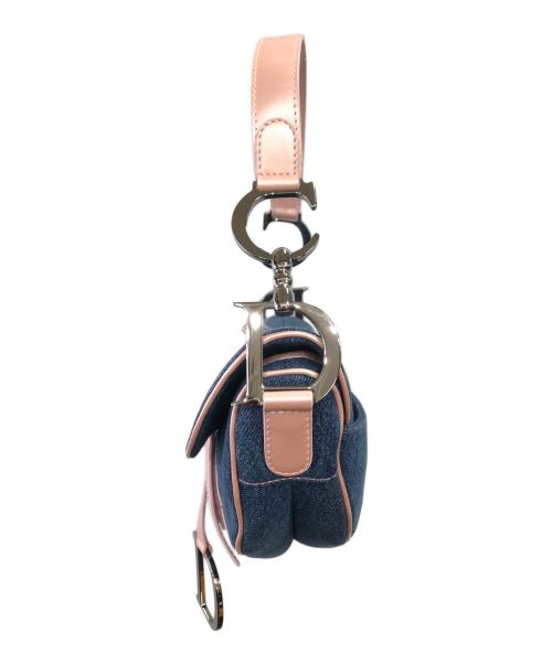 Christian Dior（クリスチャン ディオール）Christian Dior (クリスチャン ディオール) Christian Dior(クリスチャンディオール)サドルバッグ INDIGO×ENAMEL インディゴの古着・服飾アイテム