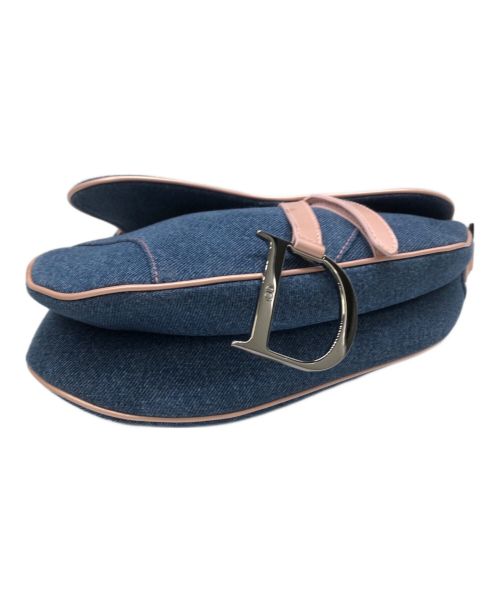 Christian Dior（クリスチャン ディオール）Christian Dior (クリスチャン ディオール) Christian Dior(クリスチャンディオール)サドルバッグ INDIGO×ENAMEL インディゴの古着・服飾アイテム