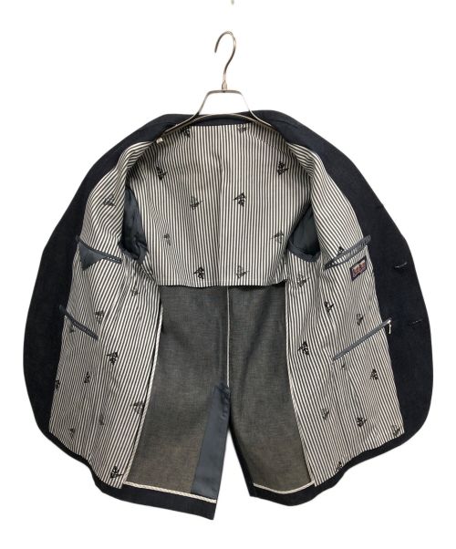 BLUE BLUE（ブルーブルー）BLUE BLUE (ブルーブルー) BLUE BLUE(ブルーブルー)ストレッチデニム3ボタンジャケット インディゴ サイズ:SIZE Sの古着・服飾アイテム