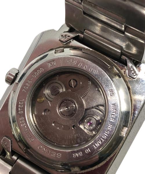 SEIKO（セイコー）SEIKO (セイコー) オートマティック シルバーウェーブ／AUTOMATIC S-WAVE 7S26-5000 ブラックの古着・服飾アイテム