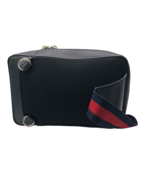 GUCCI（グッチ）GUCCI (グッチ) GUCCI(グッチ) ボディーバッグ GGスプリーム ネイビーの古着・服飾アイテム