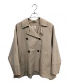 IENAイエナ）の古着「IENA(イエナ) スーパー160ダブルフェイス ショートコート」｜ベージュ