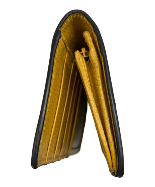 GUCCI（グッチ）GUCCI (グッチ) 長財布 ブラック×イエローの古着・服飾アイテム