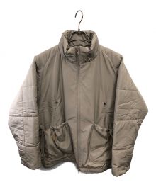 UNDER ARMOUR×UNITED ARROWS（アンダーアーマー×ユナイテッドアローズ）の古着「UNDER ARMOUR×UNITED ARROWS(アンダーアーマー ユナイテッドアローズ) パディング ジップアップブルゾン」｜ベージュ