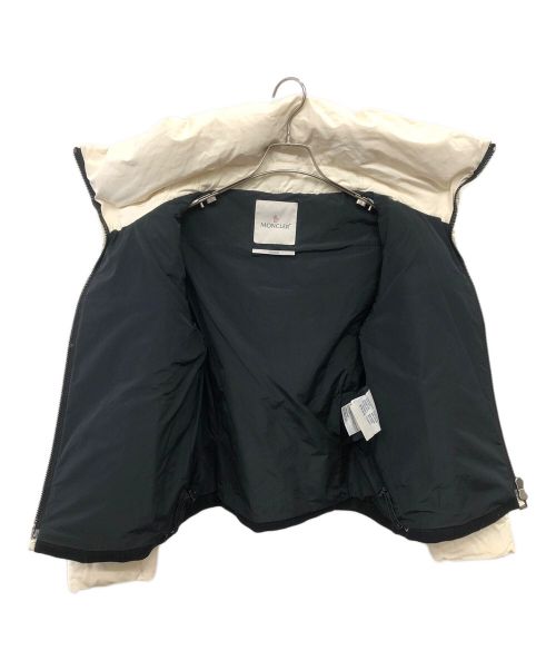 MONCLER（モンクレール）MONCLER (モンクレール) 切替ダウンジャケット ベージュ サイズ:SIZE 1の古着・服飾アイテム