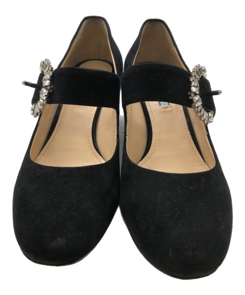 PRADA（プラダ）PRADA (プラダ) メリージェーン パンプス ブラック サイズ:36.5の古着・服飾アイテム