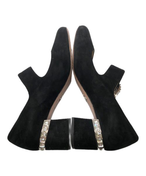 PRADA（プラダ）PRADA (プラダ) メリージェーン パンプス ブラック サイズ:36.5の古着・服飾アイテム