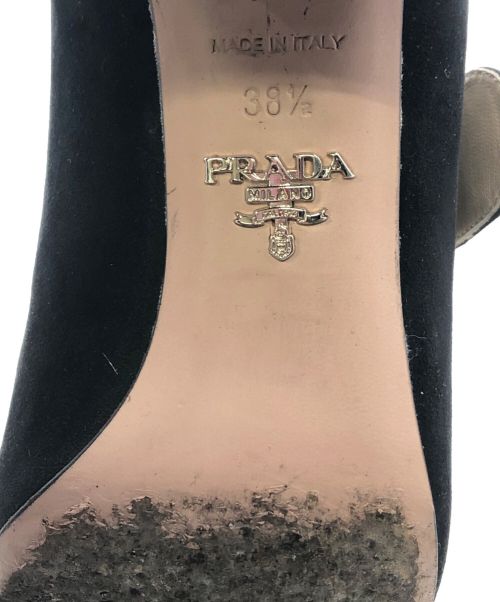 PRADA（プラダ）PRADA (プラダ) メリージェーン パンプス ブラック サイズ:36.5の古着・服飾アイテム