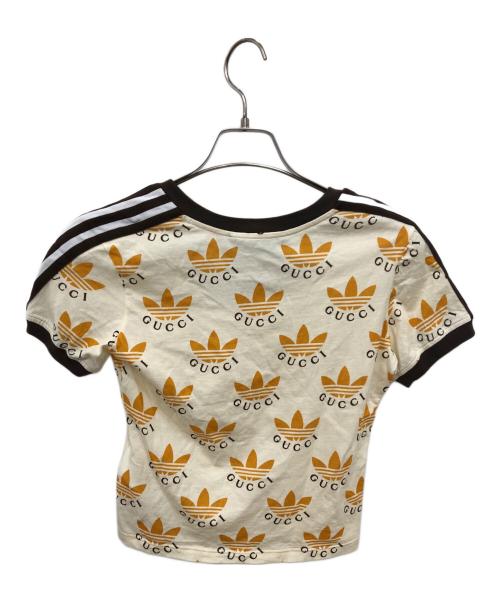 GUCCI（グッチ）GUCCI (グッチ) adidas Originals (アディダスオリジナル) トレフォイル プリント Tシャツ