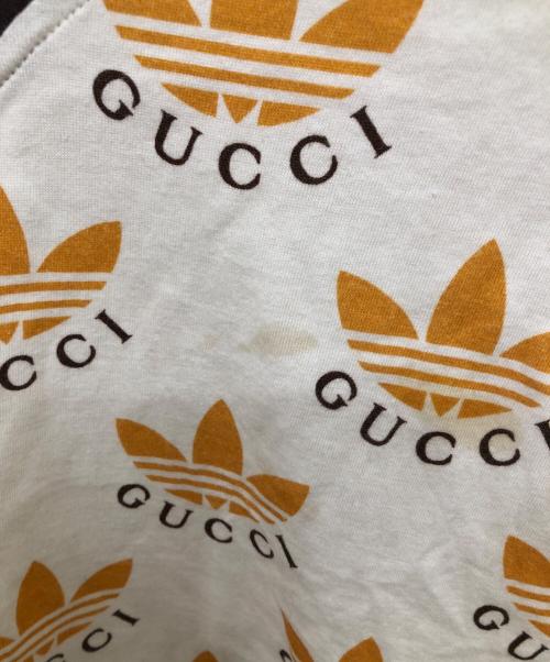 GUCCI（グッチ）GUCCI (グッチ) adidas Originals (アディダスオリジナル) トレフォイル プリント Tシャツ