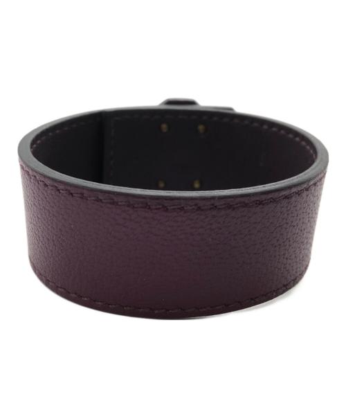 HERMES（エルメス）HERMES (エルメス) ケリー ブレスレット　パープル パープルの古着・服飾アイテム