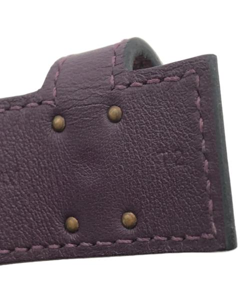 HERMES（エルメス）HERMES (エルメス) ケリー ブレスレット　パープル パープルの古着・服飾アイテム