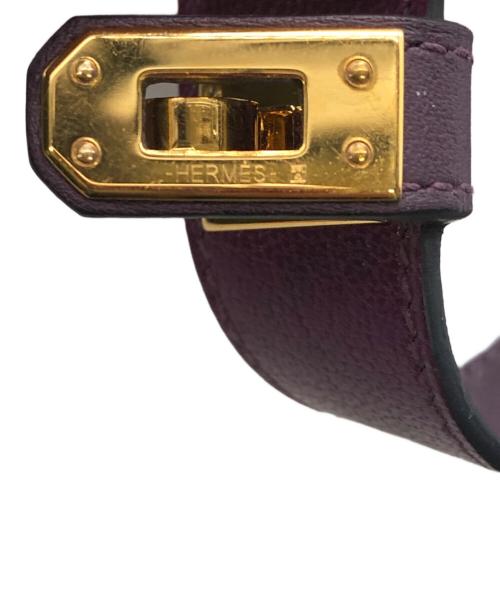 HERMES（エルメス）HERMES (エルメス) ケリー ブレスレット　パープル パープルの古着・服飾アイテム