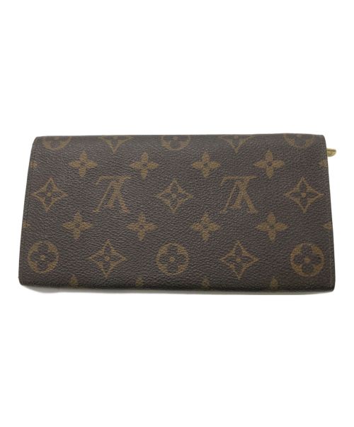LOUIS VUITTON（ルイ ヴィトン）LOUIS VUITTON (ルイ ヴィトン) 長財布 モノグラム ポルトフォイユ・サラ ブラウンの古着・服飾アイテム