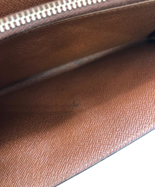 LOUIS VUITTON（ルイ ヴィトン）LOUIS VUITTON (ルイ ヴィトン) 長財布 モノグラム ポルトフォイユ・サラ ブラウンの古着・服飾アイテム