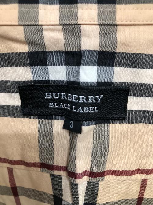BURBERRY BLACK LABEL（バーバリーブラックレーベル）BURBERRY BLACK LABEL (バーバリーブラックレーベル) 半袖シャツ／S/S SHIRT ベージュ サイズ:Sの古着・服飾アイテム