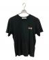 maison kitsune（メゾンキツネ）の古着「ダブル フォックスヘッド ロゴ Tシャツ／DOUBLE FOX HEAD LOGO T-SHIRT」｜ブラック