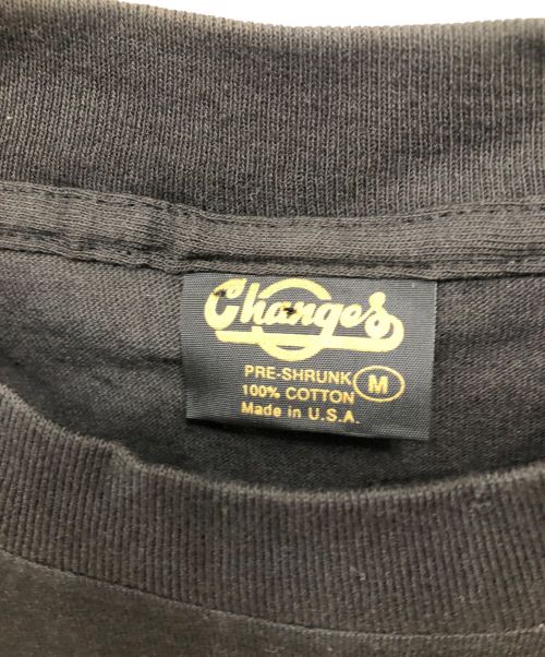 CHANGES（チェンジズ）CHANGES (チェンジズ) 90s Looney Tunes × NFL DALLAS COWBOYS 両面プリント カットソー ブラック サイズ:Mの古着・服飾アイテム