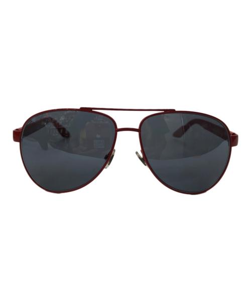 GUCCI（グッチ）GUCCI (グッチ) ティアドロップ サングラス／TEAR DROP SUNGLASSES レッドの古着・服飾アイテム
