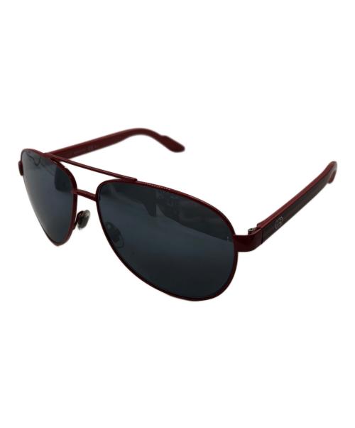 GUCCI（グッチ）GUCCI (グッチ) ティアドロップ サングラス／TEAR DROP SUNGLASSES レッドの古着・服飾アイテム