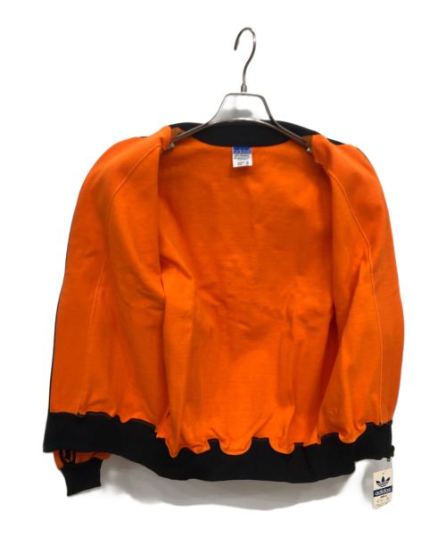 adidas（アディダス）adidas (アディダス) DESCENTE/W.GERMANY VINTAGE TRACK JKT　箱付き オレンジ×ブラック サイズ:3の古着・服飾アイテム