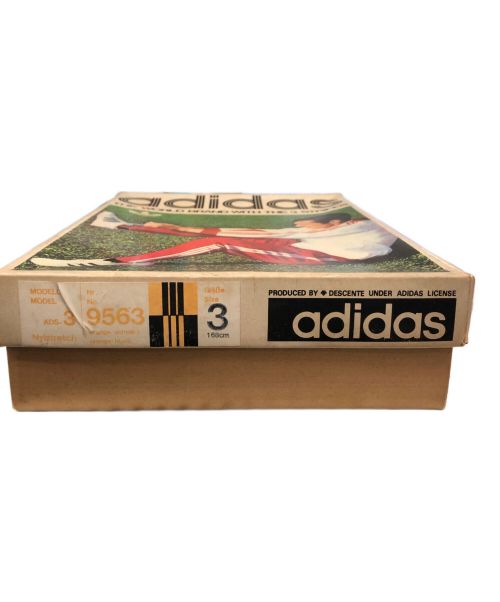 adidas（アディダス）adidas (アディダス) DESCENTE/W.GERMANY VINTAGE TRACK JKT　箱付き オレンジ×ブラック サイズ:3の古着・服飾アイテム