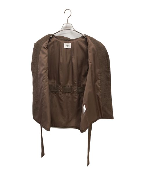 AMeLIE（アメリ）AMeLIE (アメリ) MANY WAY TWEED SET UP DRESS ブラウン サイズ:Mの古着・服飾アイテム