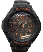 CASIOカシオ）の古着「G-SHOCK GW-3000B」｜ブラック×オレンジ