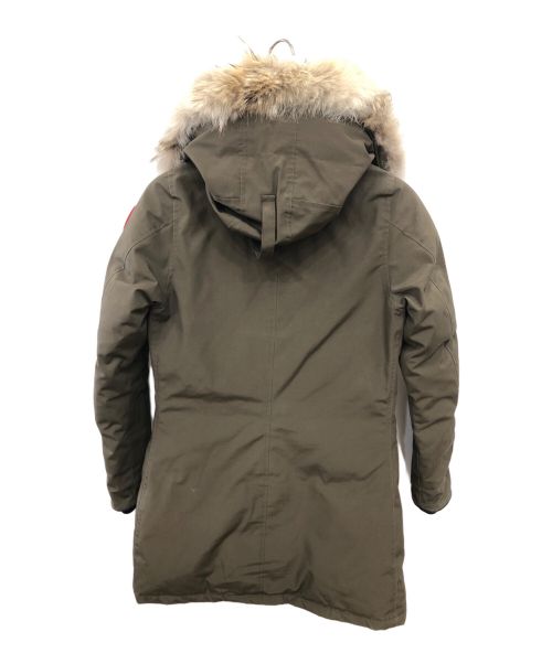CANADA GOOSE（カナダグース）CANADA GOOSE (カナダグース) BRONTE PARKA Heritage(ブロンテ パーカ ヘリテージ)ダウンジャケット グリーン サイズ:Mの古着・服飾アイテム