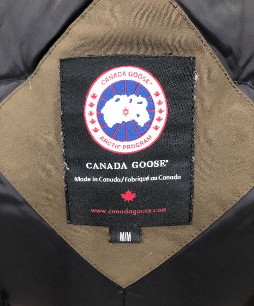 CANADA GOOSE（カナダグース）CANADA GOOSE (カナダグース) BRONTE PARKA Heritage(ブロンテ パーカ ヘリテージ)ダウンジャケット グリーン サイズ:Mの古着・服飾アイテム