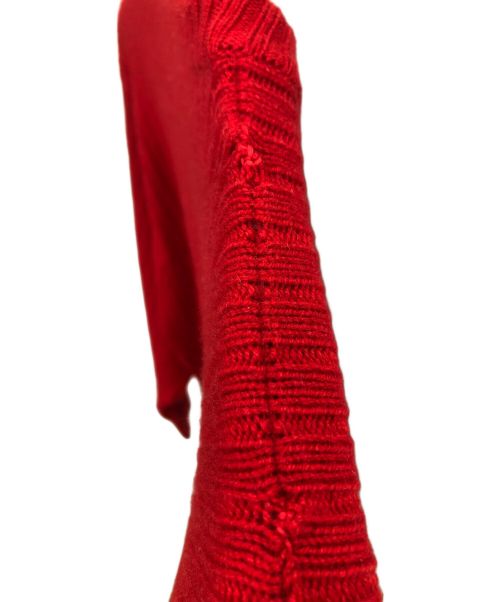 BALLANTYNE（バランタイン）BALLANTYNE (バランタイン) カシミア セーター レッド サイズ:Lの古着・服飾アイテム