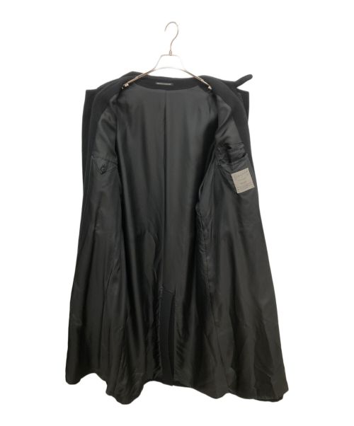 Yohji Yamamoto pour homme（ヨウジヤマモト プールオム）Yohji Yamamoto pour homme (ヨウジヤマモト プールオム) ダブルジッパー ステンカラーコート ブラック サイズ:SIZE Mの古着・服飾アイテム