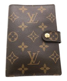 LOUIS VUITTON（ルイ ヴィトン）の古着「手帳カバー モノグラム アジェンダPM」｜ブラウン
