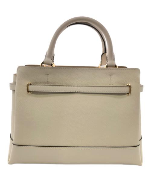 MICHAEL KORS（マイケル・コース）MICHAEL KORS (マイケルコース) リード センタージップベルテッド サッチェル ラージ／REED CENTER ZIP BELTED SATCHEL LARGE アイボリーの古着・服飾アイテム