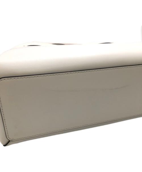 MICHAEL KORS（マイケル・コース）MICHAEL KORS (マイケルコース) リード センタージップベルテッド サッチェル ラージ／REED CENTER ZIP BELTED SATCHEL LARGE アイボリーの古着・服飾アイテム