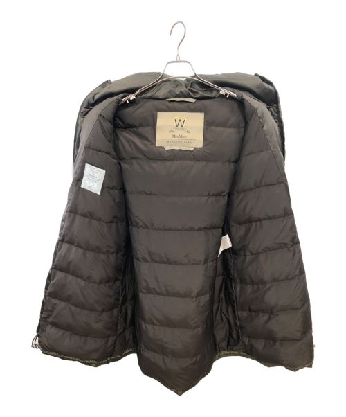 Max Mara WEEK END LINE（マックスマーラ ウイークエンドライン）Max Mara WEEK END LINE (マックスマーラ ウイークエンドライン) ダウンコート オリーブ サイズ:40の古着・服飾アイテム
