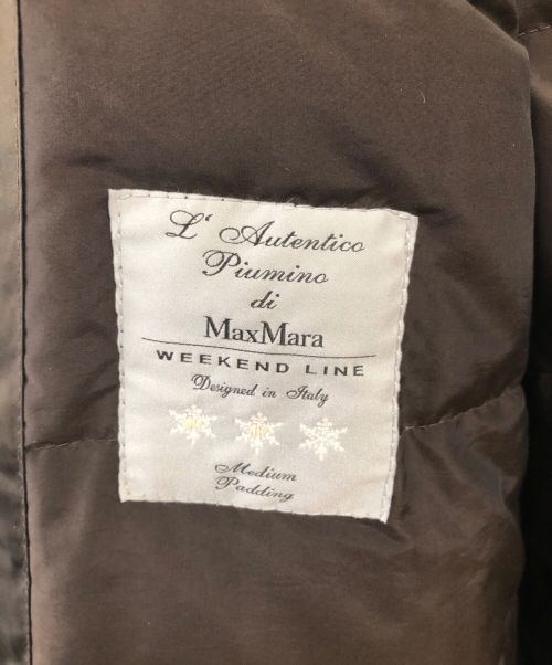 Max Mara WEEK END LINE（マックスマーラ ウイークエンドライン）Max Mara WEEK END LINE (マックスマーラ ウイークエンドライン) ダウンコート オリーブ サイズ:40の古着・服飾アイテム