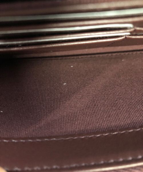 CHANEL（シャネル）CHANEL (シャネル) キャビアスキン マトラッセ 2つ折り財布 ブラックの古着・服飾アイテム