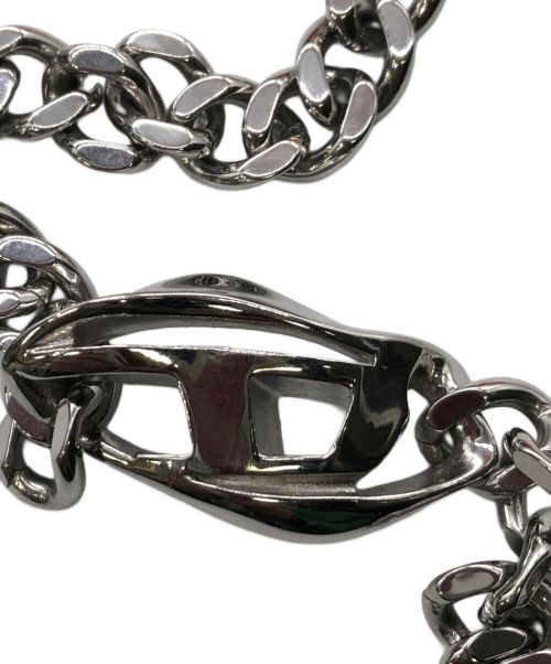 DIESEL（ディーゼル）DIESEL (ディーゼル) ステンレススチール 喜平チェーン ネックレスの古着・服飾アイテム